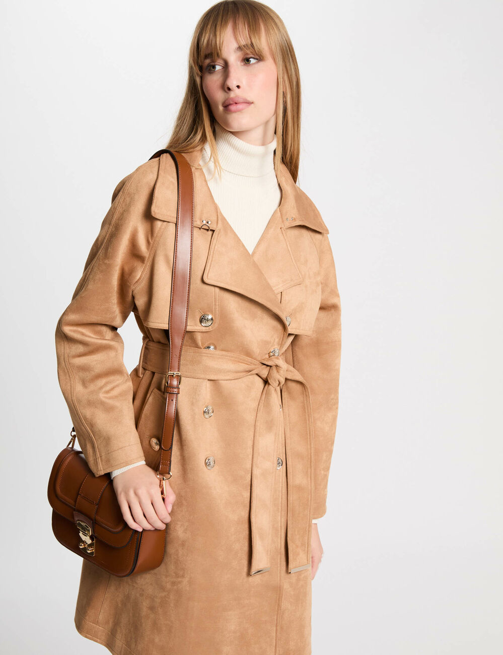 ABRIGO GABARDINA ANTELINA GSUEDE