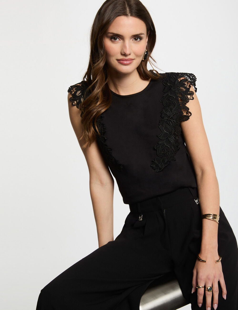 CAMISETA NEGRA DFLOWER