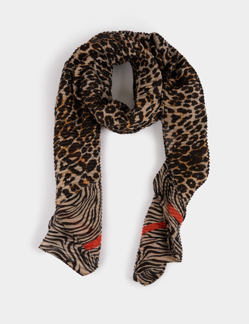 PAÑUELO RIZADO ANIMAL PRINT