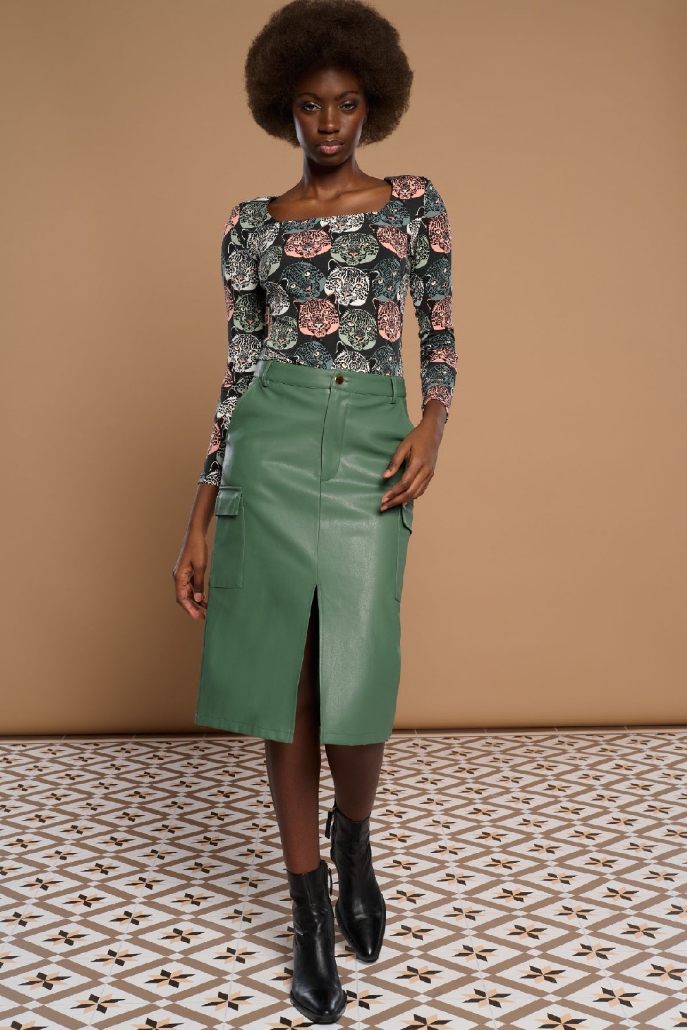 FALDA EMMA VERDE