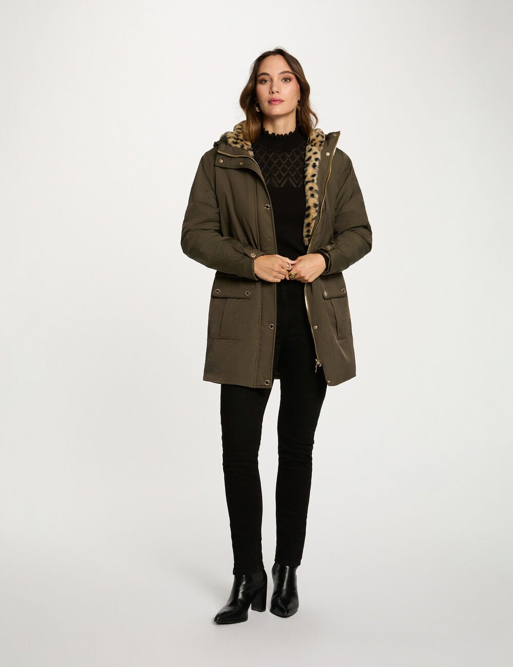 PARKA GOZEL KAKI MORGAN