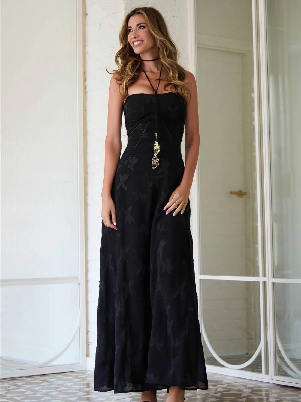 VESTIDO CUERVO CAMALEÓNICA