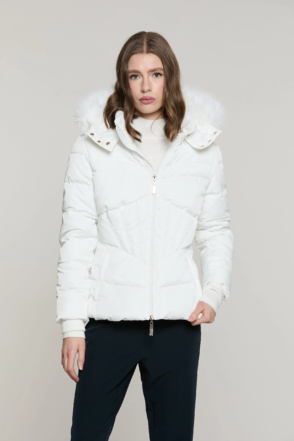 CHAQUETÓN BLANCO BAINTI