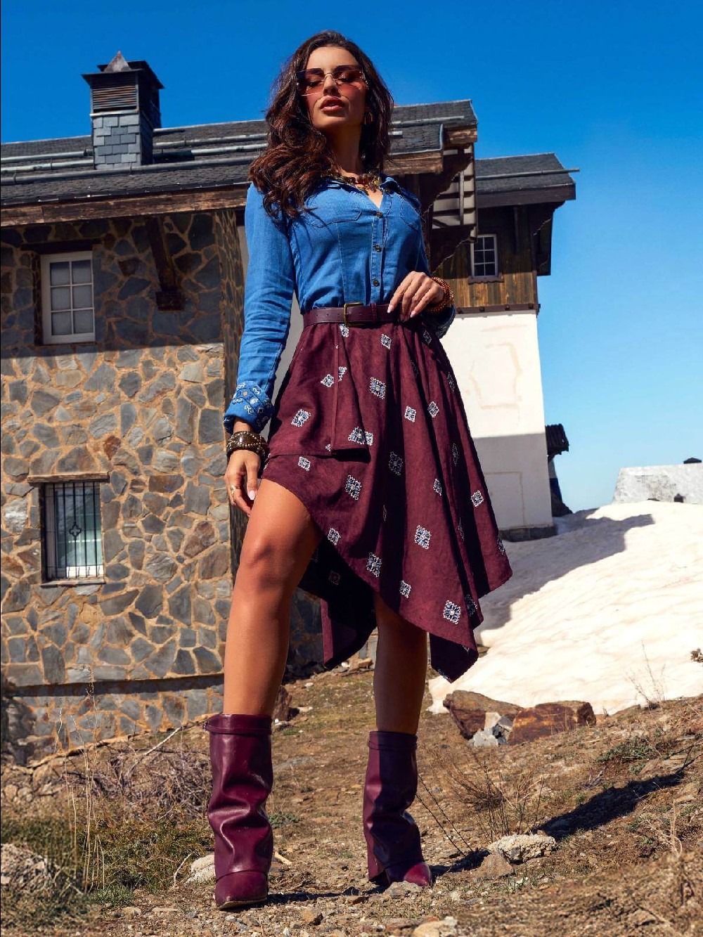 FALDA COLDWYN CAMALEÓNICA
